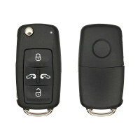 VW Autoschlüsselgehäuse 4-Tasten HU66 LED oben