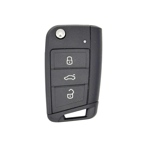 VW Autoschlüsselgehäuse 3-Tasten HU162T schwarz