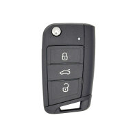 VW Autoschlüsselgehäuse 3-Tasten HU162T schwarz