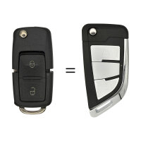 VW Autoschlüssel Upgrade für 2-Tasten LED...