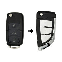 VW Autoschlüssel Upgrade für 3-Tasten LED...