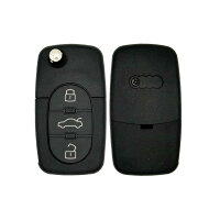 Schlüsselgehäuse Audi 3-Tasten HU66 für...