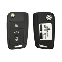 VW Autoschlüssel 5G0-959-753-BA 3-Tasten HU162 MQB48...